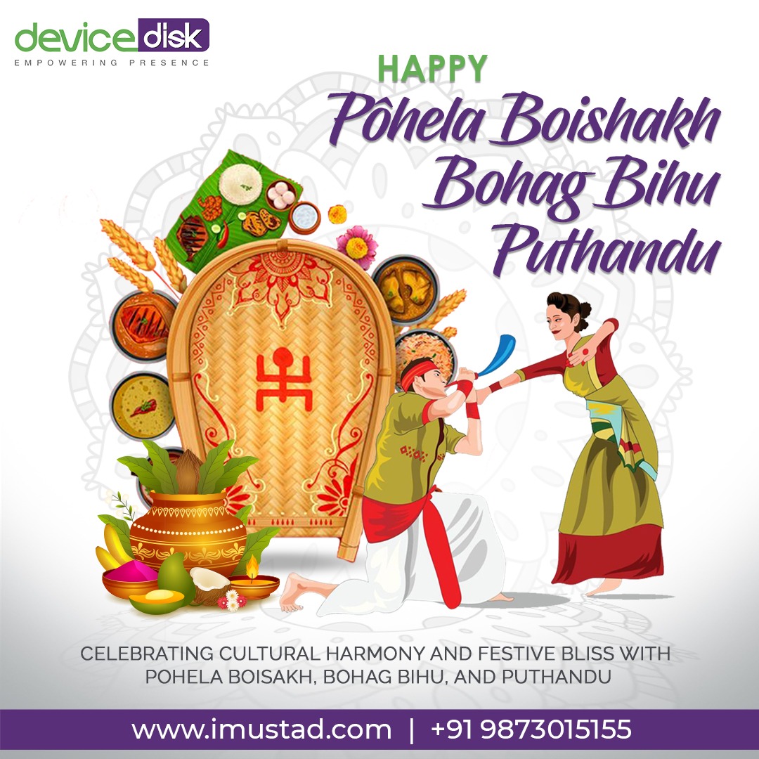 Team_iMustAd's tweet photo. As we embrace the rich tapestry of our traditions, #PohelaBoisakh, #Bihu, and #Puthandu unite us in joy and togetherness.

Here's to a harvest of happiness and a celebration of cultural unity! 🌾🎉

Happy Festivities!

https://t.co/XPkb0QahHH https://t.co/nTdtg8jFEF