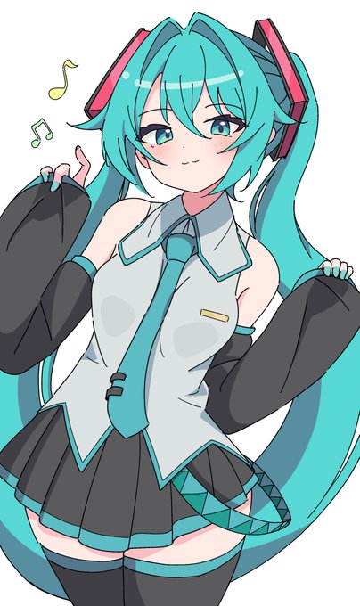 「8分音符 ツインテール」のTwitter画像/イラスト(新着)