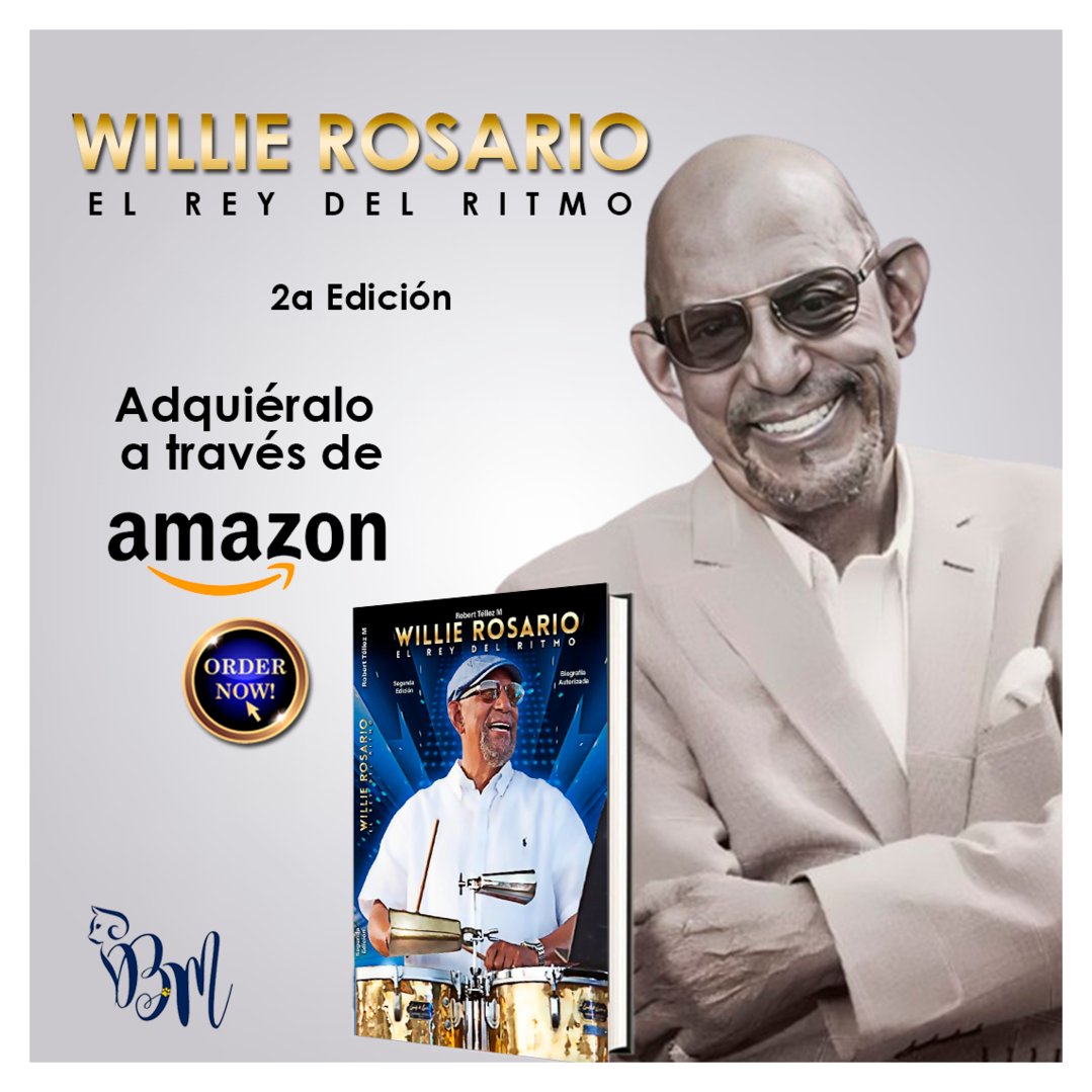 Ya está disponible la segunda edición de la biografía autorizada del maestro Willie Rosario. Para adquirirla, accede al enlace: acortar.link/1e6vHD