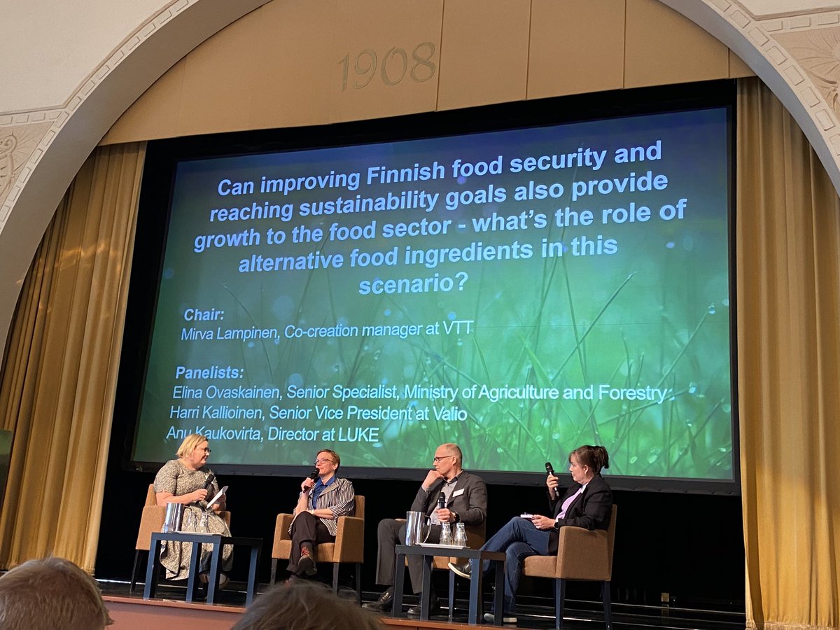 Suomalaisen ruokaketjun kestävyys ja tulevaisuus puheenaiheena tämän päivän seminaarissa @VTTFinland @LukeFinland Yhteistyö, pitkäjänteinen tutkimus, kuluttajaymmärrys sekä ekosysteemit tärkeitä tulevaisuuden kehitykselle