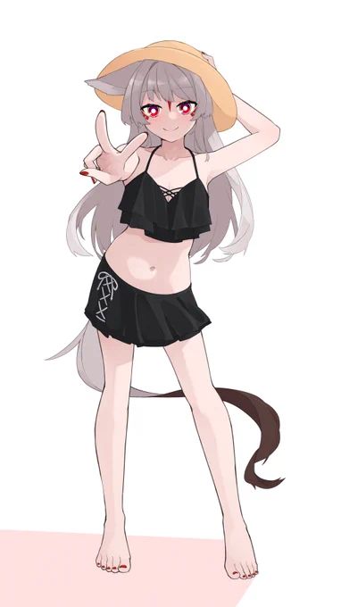 #気温が高いので気が早いが水着絵が見たい 