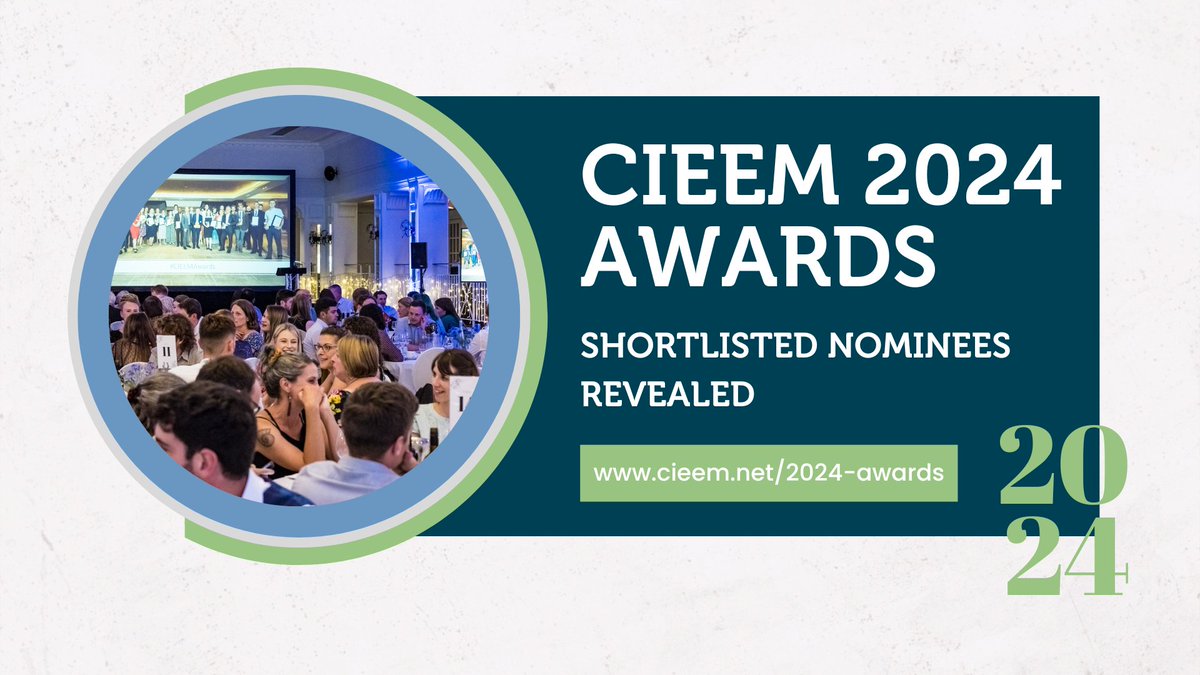 CIEEMnet's tweet photo. Congratulations to the shortlisted nominees of the 2024 CIEEM awards! 🎉

👉 https://t.co/m40FirJi9l 👈

All shortlisted nominees will be invited to our awards luncheon on Friday 28 June where we'll find out the winners! https://t.co/oWW52cgSXx