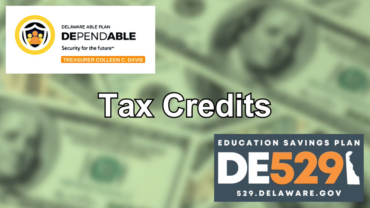 Today marks the deadline for filing your federal tax returns, but you have until April 30 to submit your state return in DE. Be sure to claim your credit for contributions to a DEpendABLE or DE529 Education Savings Plan account! able.delaware.gov 529.delaware.gov