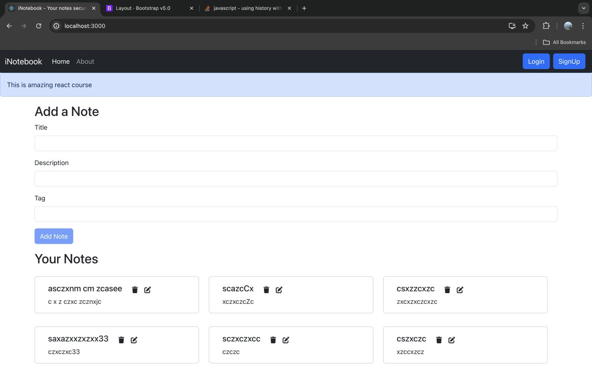 HimanshuSi57983's tweet photo. #update The Login section is fully functional just a few small fixes and we are good to go. #todo Signup section. A few days more to go #MERN #Development #learning #singlepagewebsite #dynamicapp https://t.co/CBpTM14lD3