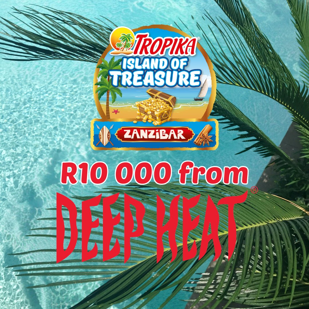 Ever dreamed of finding treasure in paradise? That could be your reality with #Tropika Island of Treasure 🌴 ​ Upload your audition online bit.ly/UploadYourAudi… and if you make it to the island, @DeepHeatZA will make you R10 000 richer! Ts&Cs apply. 😉