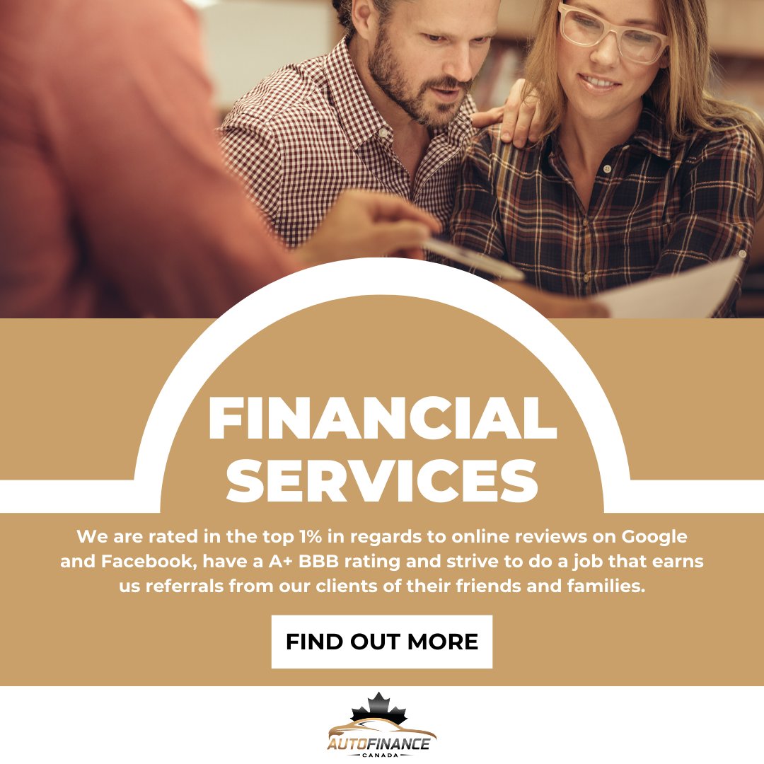 AutoFinance_ca's tweet photo. 🚗🌟 Rated top 1% in online reviews on Google and Facebook A+ BBB rating strive for referrals from clients' friends and families.

🚗 Access to 1000+ vehicles and all major banks for Prime/Sub-Prime customers. #1 Dealer in Western Canada for multiple lenders monthly.

#carfinance https://t.co/ZcJysxSrGw