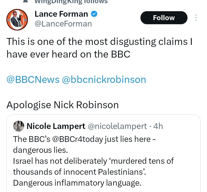 Too right @LanceForman , they forgot to mention the hostages, aid workers and journalists they have killed too. #IsraeliWarCrimes