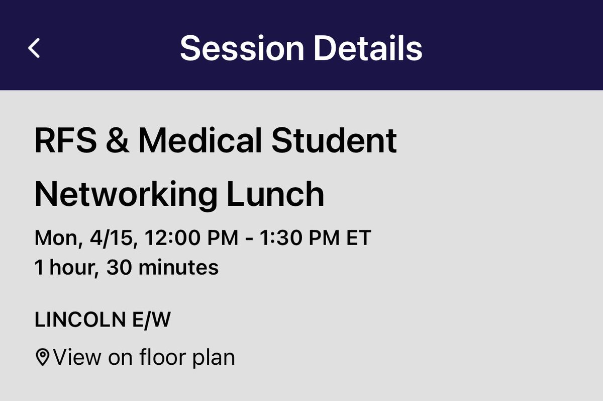 🚨 ATTN: Med Studs + #RadRes 🚨 Friendly reminder there is a networking lunch today at 12 🕰 All pre-rads are welcome, including interns, IMGs, and fellows! See you there! #ACR2024
