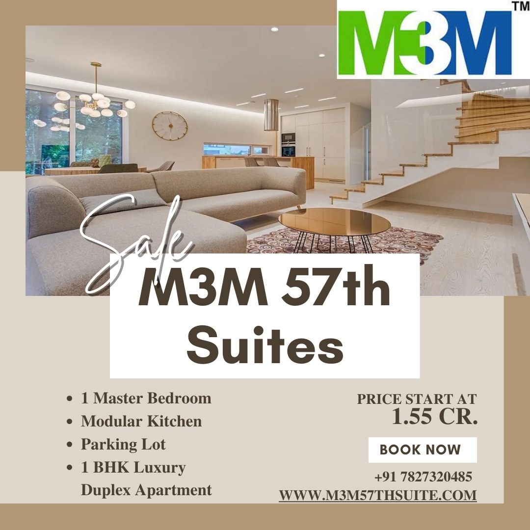 Discover the perfect blend of luxury living and investment potential at M3M 57th Suites. Secure your future today! #M3M57thSuites #LuxuryLiving #SmartInvestments Contact us: 7827320485 | Visit: m3m57thsuites.net