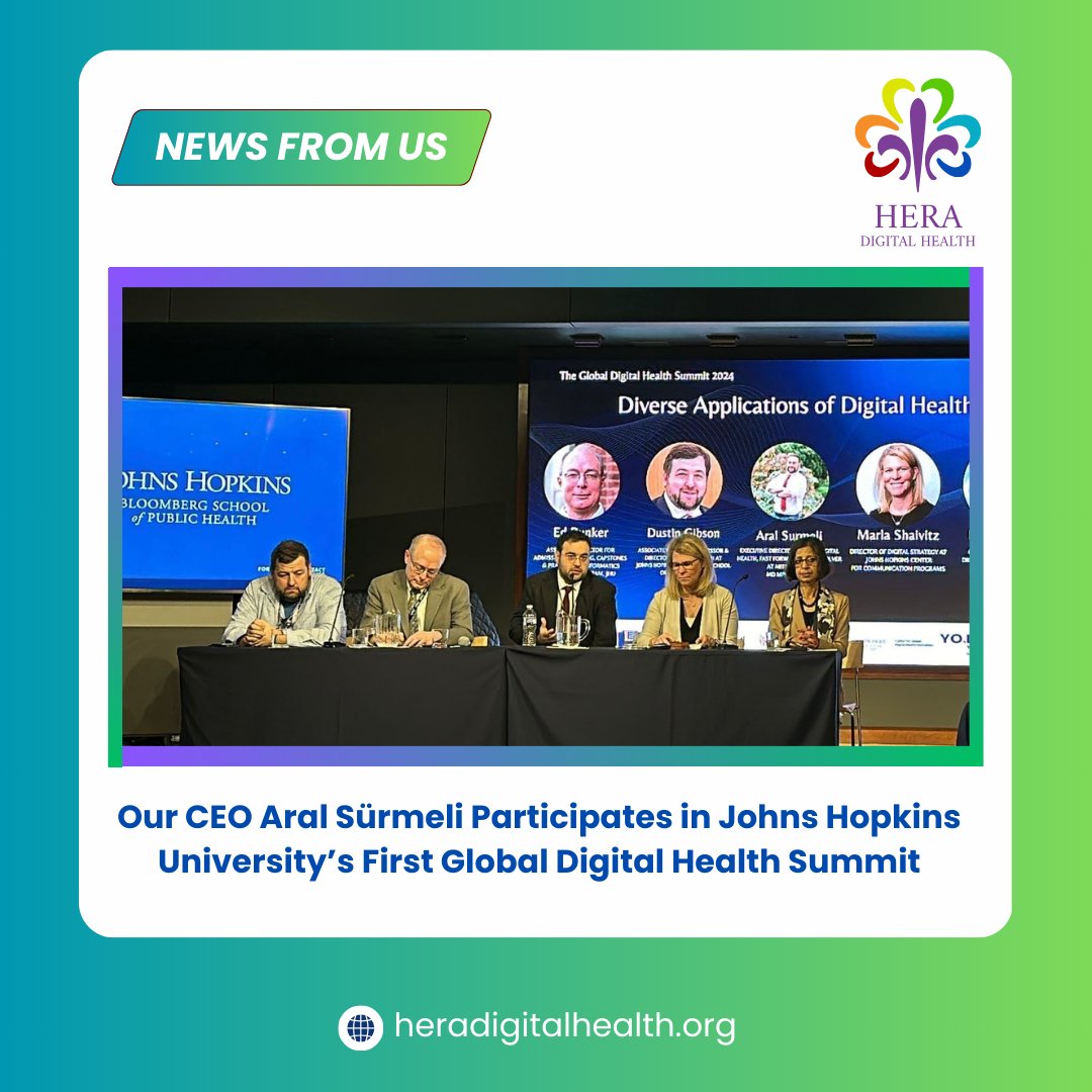 We are thankful to have been apart of Johns Hopkins University's first-ever Global Digital Health Summit. Our CEO Aral Sürmeli participated in one of the digital health panel discussions with other prominent voices from the field. Read more here: publichealth.jhu.edu/center-for-glo…