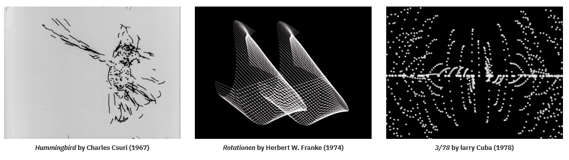 Foundation_HWF's tweet photo. 📌 July 3rd, 2024 - 8 pm
Generative Art Summit 
Film Night
Evening Event “Computer Animation: Art in the 20th Century”
Academy of Arts, Berlin
presented by Larry Cuba

This overview of Computer Animation will be presented by computer animation pioneer Larry Cuba. He traces the development from the analog techniques involving oscilloscopes and video synthesizers through to the most sophisticated, digitally-rendered scenes of the late 20th century. The program will include such classics of computer art as 
🟪"Humming BIrd" (1967) by Chuck Csuri  @CharlesCsuri 
🟪“Pixillation” by Lillian Schwartz (1970),
🟪“Sunstone“ (1979) by Ed Emshwiller and 
🟪“Particle Dreams“ (1988) by Karl Sims or
🟪"Evolution of Forms" by William Latham @WilliamLatham1.  
Some films on the program demonstrate technical breakthroughs, like 
🟪Peter Foldes’ “Metadata”(1971), the first film to use “morphing“ animation, and 
🟪Loren Carpenter’s “Vol Libre”(1980), the first time fractal geometry was used to render a landscape up to
🟪“Fiat Lux”(1999) by Paul Devebec @pauldevebec. 
Realtime vector animation will be seen in 
🟪Herbert W. Franke‘s @HerbertWFranke “Rotationen“ (1974) and
🟪 Larry Cuba‘s “3/78“ (1978). 
Demonstration videos by the inventors of some of the computer systems will be shown with a special section on motion control that will answer the question, “What is SlitScan and how does it work?“

🟪 About Larry Cuba
Born in Atlanta, Georgia, Larry Cuba received BA from Washington University in St. Louis in 1972 and his MFA from California Institute of the Arts in 1974 where he completed his first computer-animated film, First Fig. John Whitney, Sr. invited Cuba to be the programmer on his film Arabesque (1975). Subsequently, Cuba produced three more computer-animated films: 3/78 (Objects and Transformations), Two Space, and Calculated Movements. Cuba also provided computer graphics for Star Wars Episode IV in 1977. He received grants for his work from the American Film Institute and The National Endowment for the Arts and was awarded a residency at the ZKM | Center for Art and Media Technology Karlsruhe @zkmkarlsruhe. He has served on the juries for the @siggraph Electronic Theater, the Montpellier Festival of Abstract Film, The Ann Arbor Film Festival and Ars Electronica @ArsElectronica.