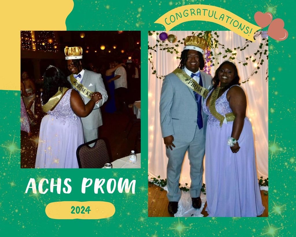 AmeliaSchools's tweet image. Your ACHS Prom King &amp;amp; Queen! Darius Jeter &amp;amp; Alana Wilson!

#prom #promkingandqueen #promking #promqueen #RaidersRISE 💚💛❤️