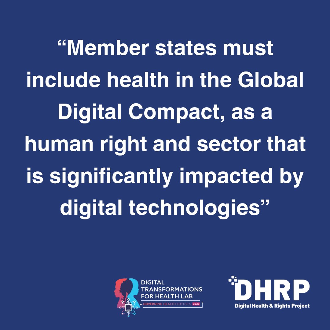 Today we published our response to the #GlobalDigitalCompact Zero Draft with @DTH_Lab! Among our recommendations, we call on leaders to integrate health into the Compact. Check out our full response here: stopaids.org.uk/2024/04/15/dig…