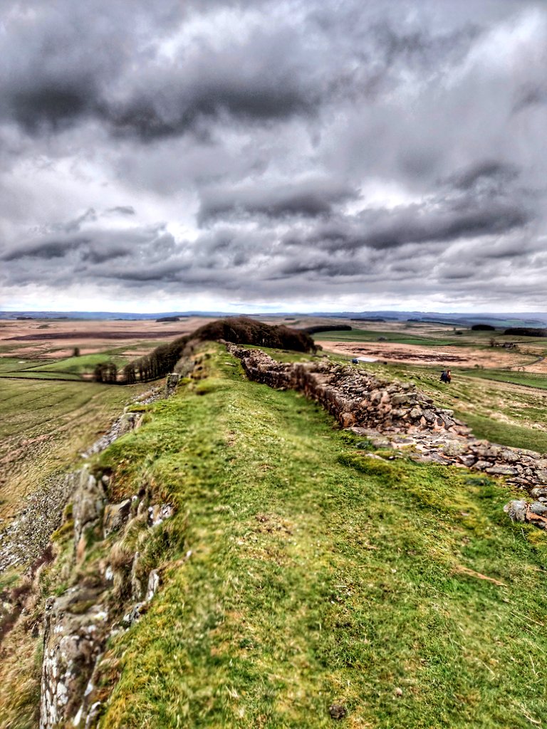 #hadrianswall #nationaltrail in a very cold afternoon in #northumberland
