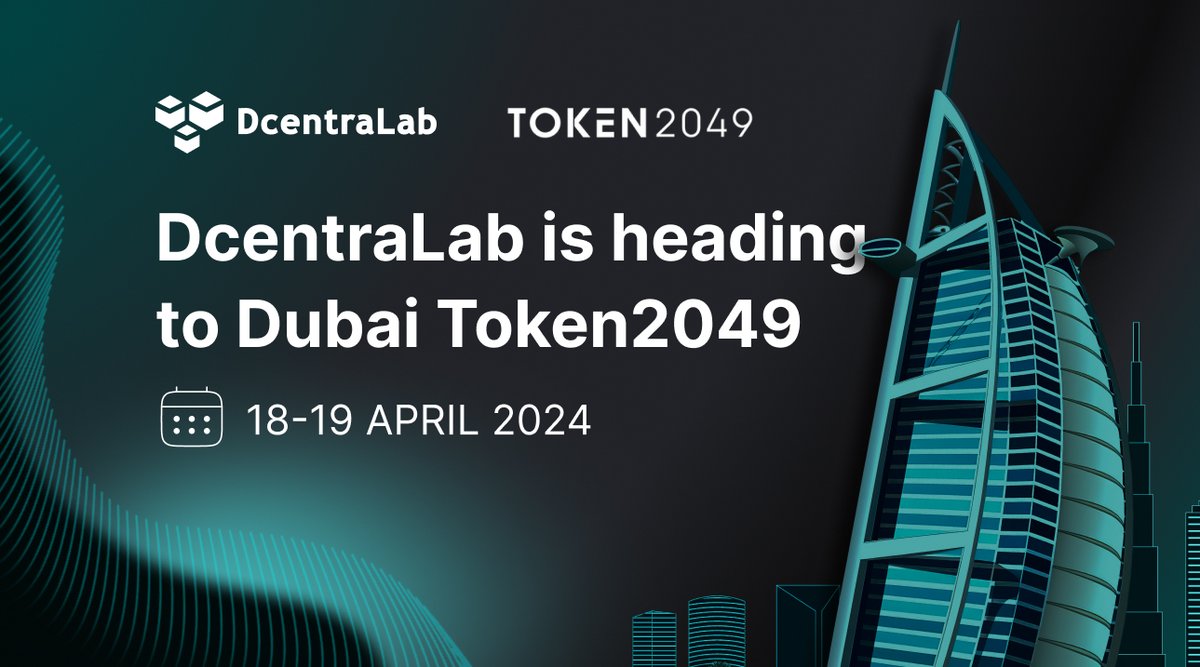 From @ParisBlockWeek to Dubai ✈️ We're thrilled to be attending @token2049 this week 🇦🇪 Looking forward to catching up with our awesome partners and connecting with new ones. See you there!