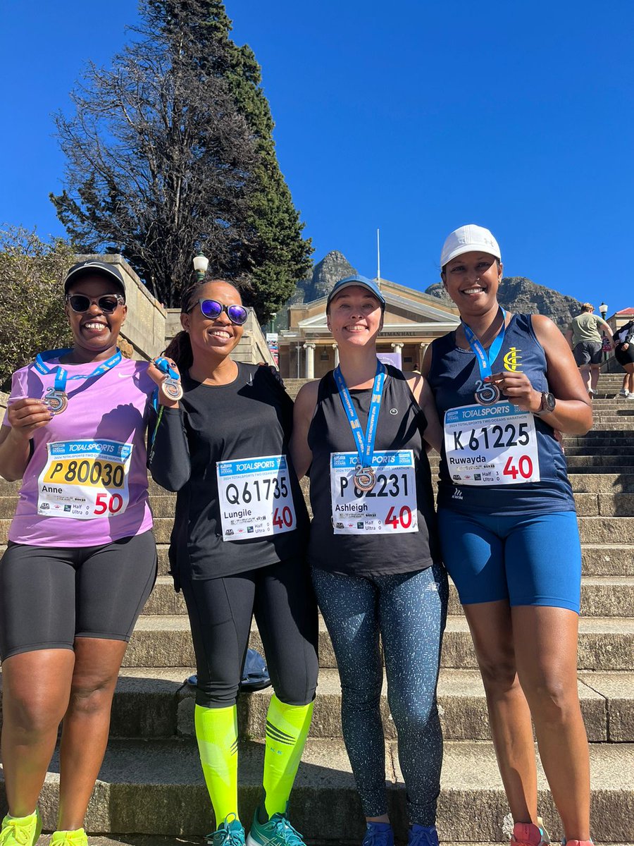 🏃‍♀️🏅🏃‍♂️Success in business and life is about enduring the marathon, and crossing the line with resilience and a great team. The #DeloitteAfrica EXCO team ran the @2OceansMarathon in Cape Town, surpassing their fundraiser goal for ACFS Community Education. #ImpactThatMatters