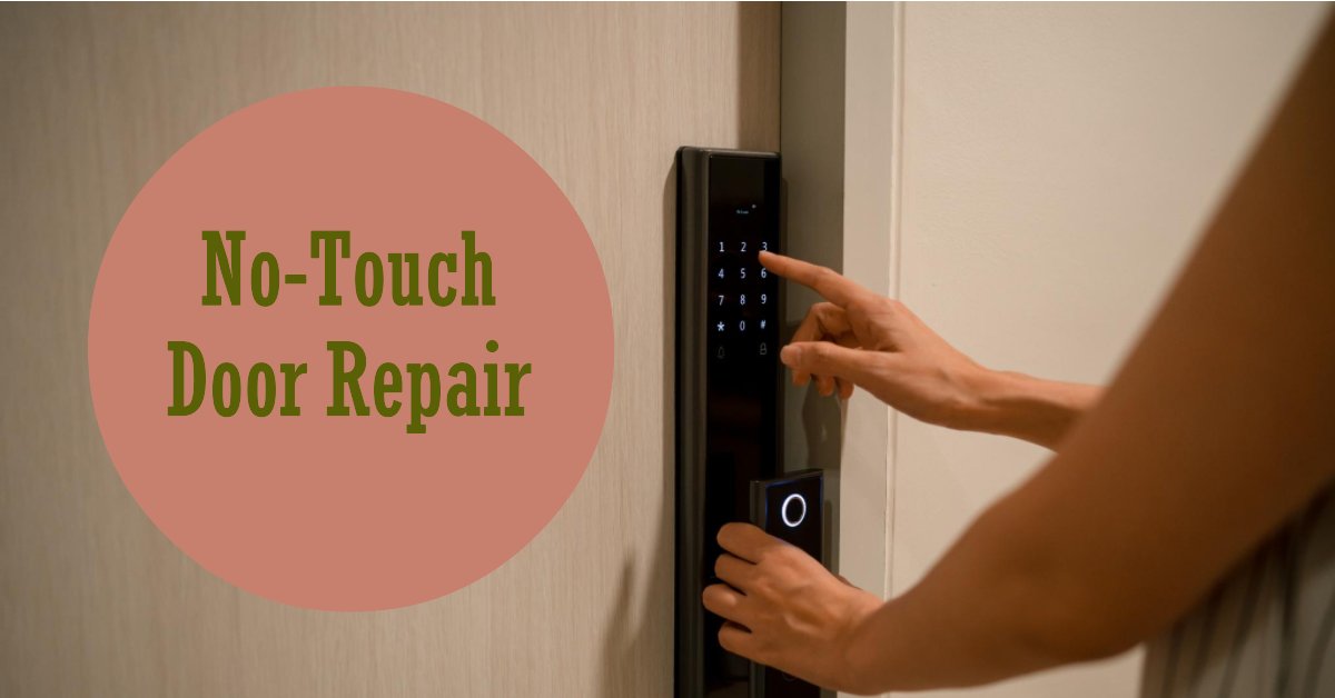 Taking a step towards convenience and hygiene with our new Hands-Free Door Repair Service. Because we care for your safety and peace of mind! 🚪🔧 #DoorRepair #HandsFree