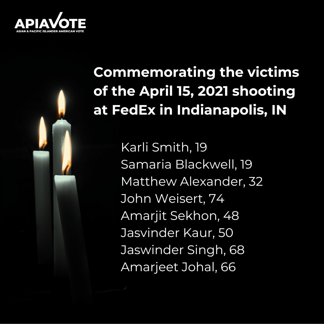 Today, we remember the lives lost and the families forever changed by this tragedy. Our hearts ache as we honor the memory of those taken too soon. More must be done to end the gun violence epidemic ravaging American communities, including the AAPI community.