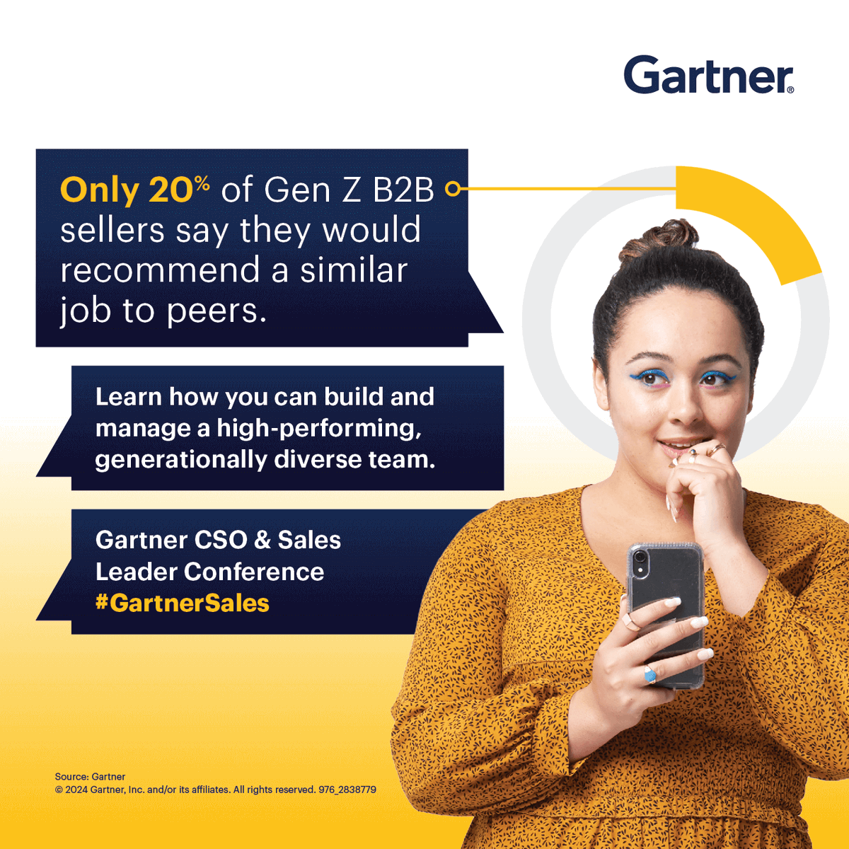 Learn how you can build and manage a high-performing, generationally diverse team at #GartnerSales. Check out this year’s agenda: gtnr.it/4aucS9K #B2BSales #GenZ #Talent #DEI