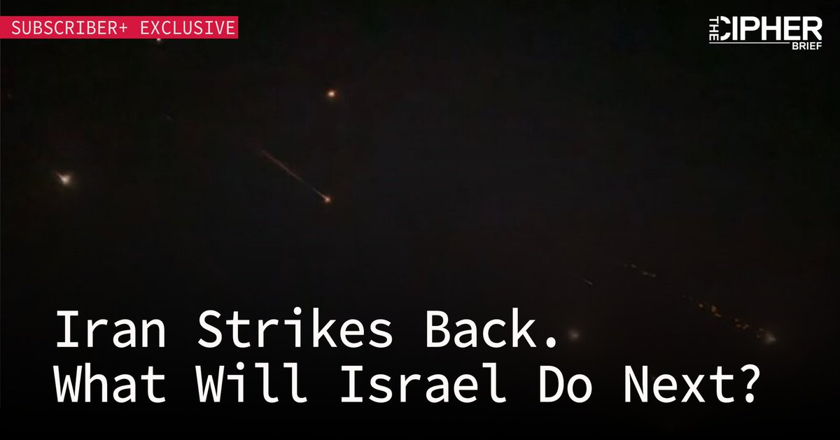 SUBSCRIBER+ EXCLUSIVE ANALYSIS — #Iran’s retaliatory strikes against Israel this weekend were both a potentially game-changing, historic first — and an underwhelming response. Historic, because Iran itself had never attacked #Israel directly, choosing instead to use its proxies…