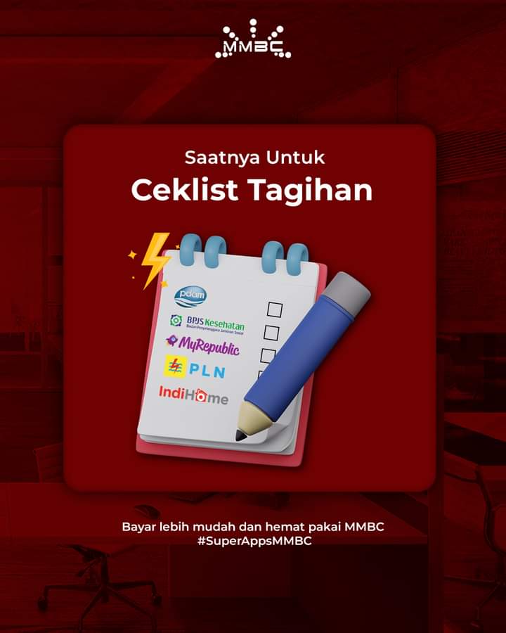 gustavommb48706's tweet photo. Sudah pertengahan bulan waktunya absen bayar tagihan...
Hati tenang, tagihan aman bayar lewat MMBC.
Ayo jangan sampai terlewat membayar tagihannya, aktifkan tagihan otomatis melalui menu Tagihan Terjadwal.
Salam Sukses.
#ppob #PPOB #ppobmurah #PPOBTerjadwal #ppobnusantara https://t.co/gxWKx2a7h3