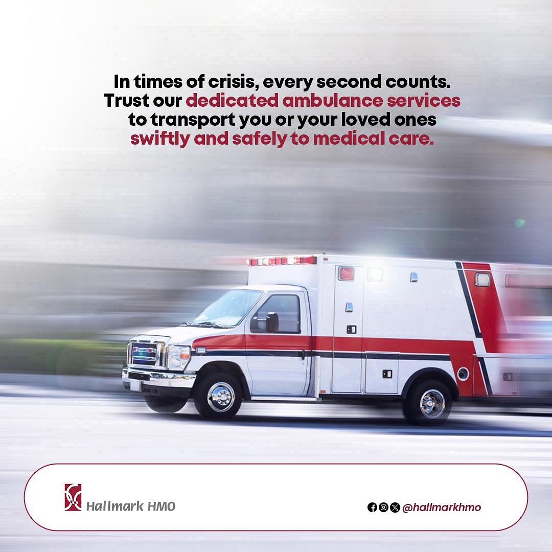 Peace of mind starts with knowing you’re in good hands = Hallmark HMO ambulance services.

#hallmarkhmo #ambulanceservice #healthisbae #emergencyservices #healthcare #health