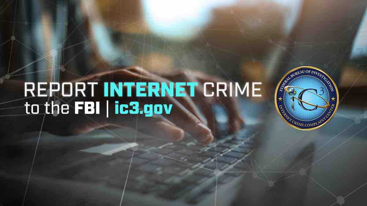 Have you been the victim of an internet #fraud scheme? The Internet Crime Complaint Center (IC3) is the Nation’s central hub for reporting cybercrime and run by the #FBI, the lead federal agency for investigating cybercrime. Report it to the IC3 at ow.ly/TWtI50Qy64e.