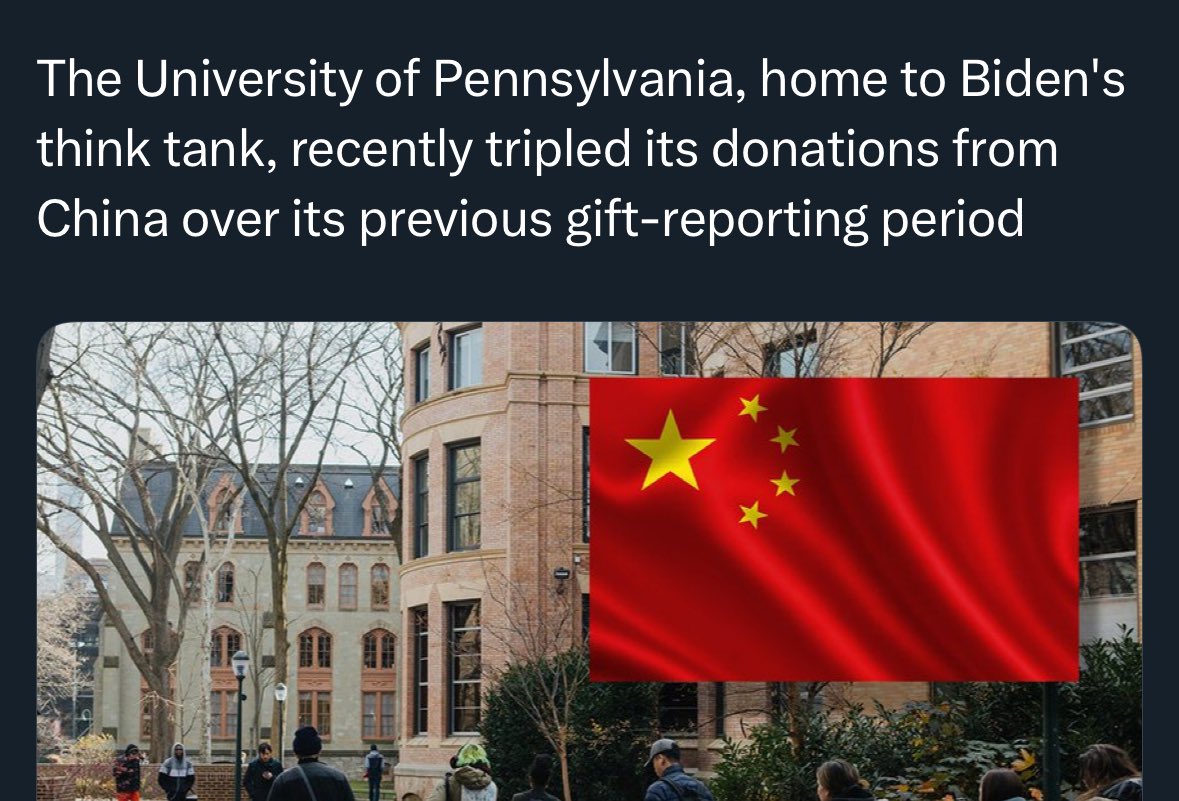 Why is China pumping millions into UPenn?