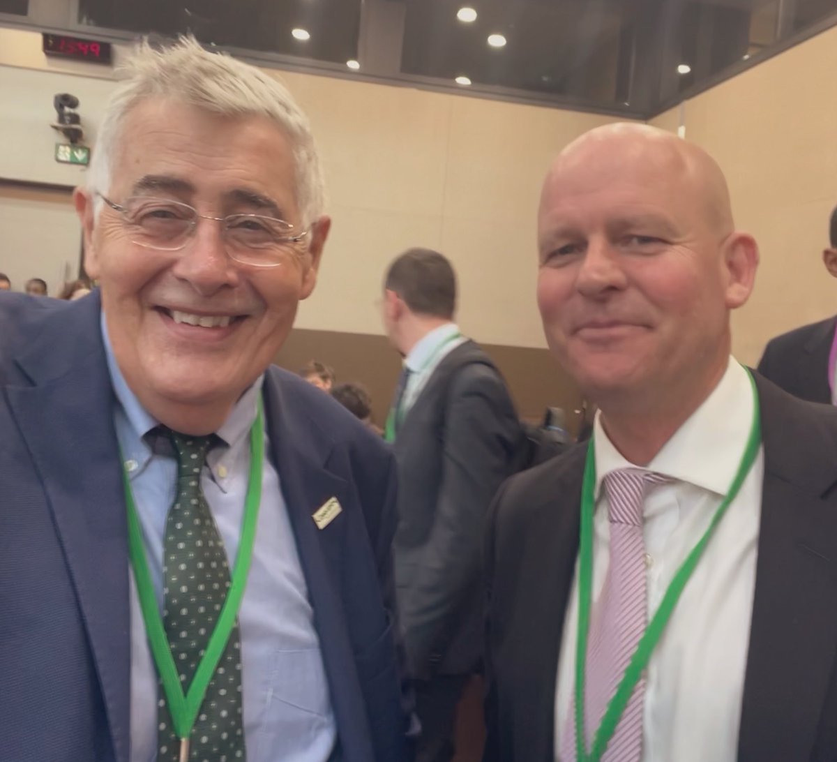 Good to meet with Goal's Colin Lee at the Sudan conference, both Concern & Goal responding to the growing humanitarian crisis in Darfur supported by @Irish_Aid & the people at home @Concern @GOAL_Global