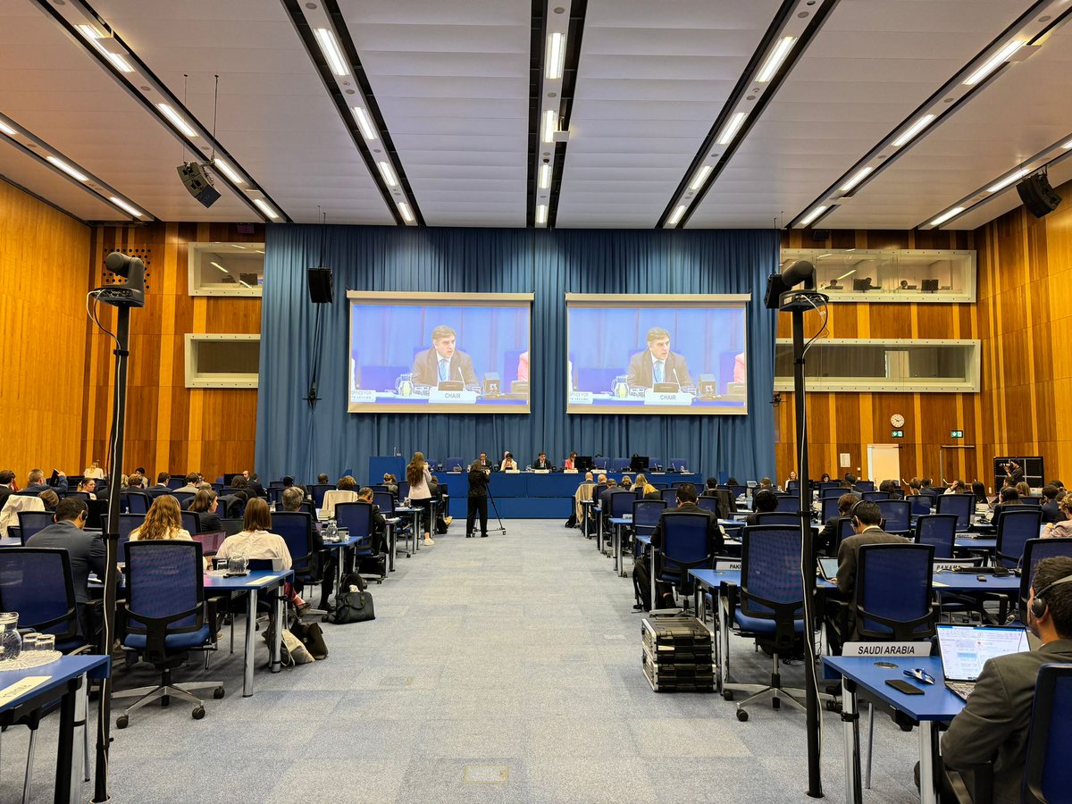 The #G77 & China at the #COPUOS Legal Subcommittee: H.E. @Lauraggils reaffirmed commitment to peaceful space exploration & equitable access to outer space, emphasizing importance of cooperation & capacity-building for all nations. #SpaceLaw 👉 [tinyurl.com/COPUOS4]