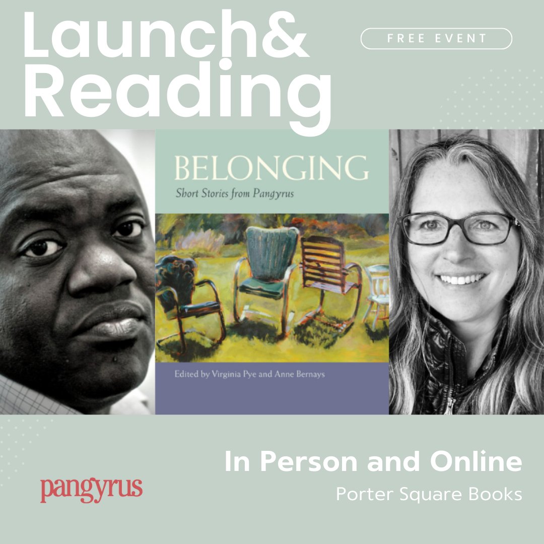 Join us at Porter Square Books in Cambridge to meet editors Virginia Pye and Anne Bernays, and hear from contributors E.C. Osondu, Erin Almond, Pamela Painter, Ann Russell, Catherine Elcik, and Joshua Shapiro. Or catch the event online. eventbrite.com/e/launch-and-r…