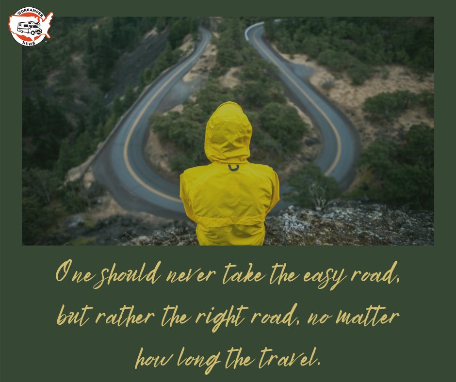 #MondayMotivation #Workamping #RVLife #FulltimeRV #Workamp #RVing #RVLivingFulltime #WorkCamp #WorkingRVers #EscapeTheOrdinary