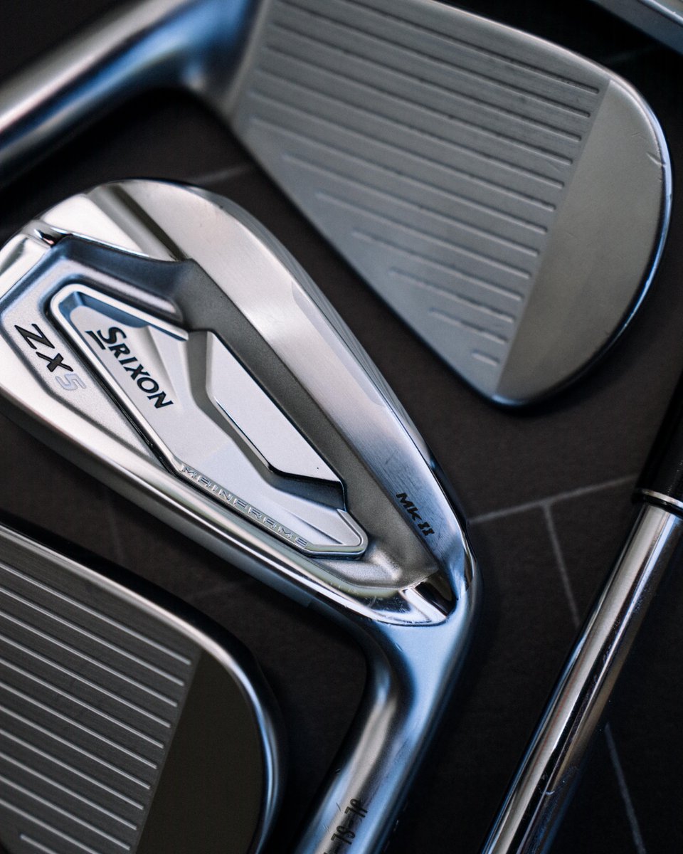 SrixonGolf's tweet photo. Each ZX Mk II Iron model offers varying performance characteristics, but they all share identical topline widths and common design philosophies that seamlessly blend across any combo set. https://t.co/SR2jp8AC7t
