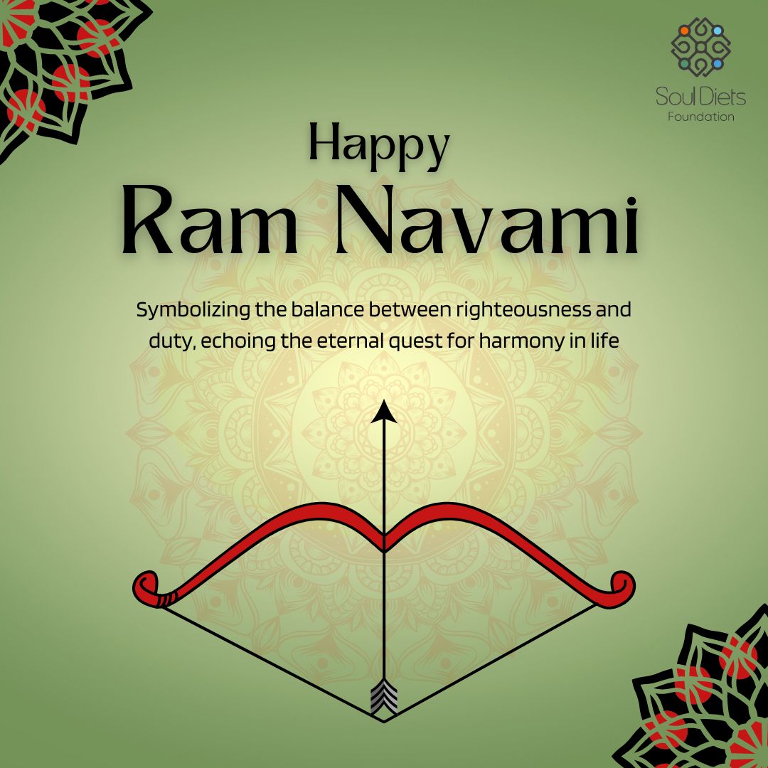 Souldiets's tweet photo. Finding balance amidst the fervor of Ram Navami, where tradition meets modernity, spirituality meets celebration. 🙏🏽✨ 
#souldiets #RamNavami  #Mindfulness #Happiness https://t.co/WDmKXy07of