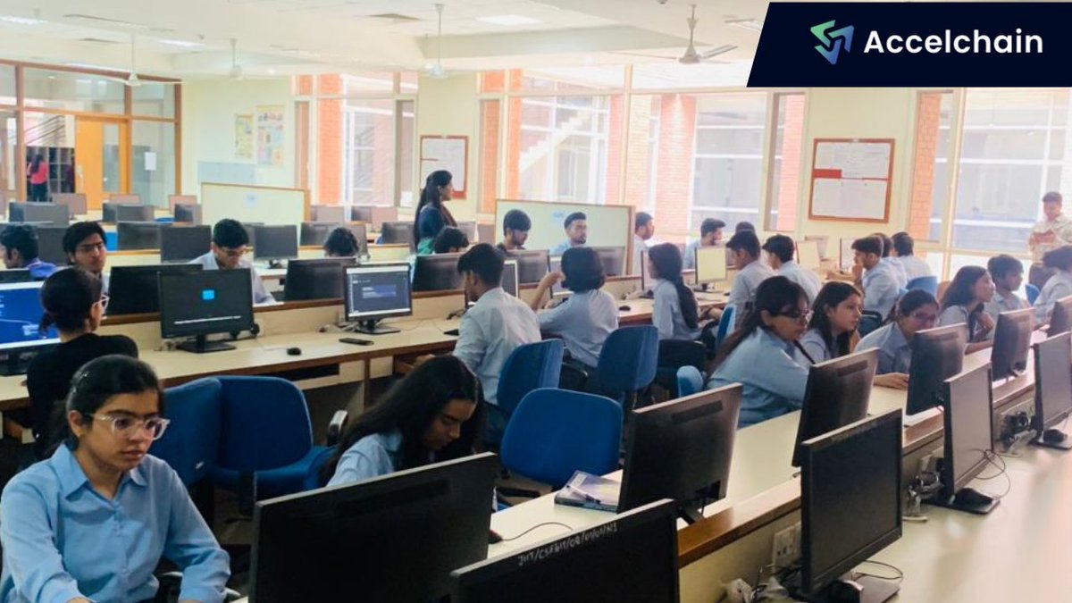 @JaypeeUniversi2's management deserves recognition for their support of this insightful workshop.    

Fostering a culture of innovation, empowering students to shape the future of blockchain.  #BuildingTheFuture  #Accelchain #JIIT