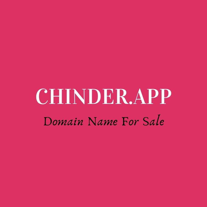 . Domain Name For Sale Chinder.app #Chinder #ChinderApp #crypto #bitcoin #cryptocurrency #blockchain #ethereum #btc #forex #trading #money #cryptonews #Solana #nft #token #coin #Marketing #Media #News #Business #Tech #technology #eth #trader #investor #finance