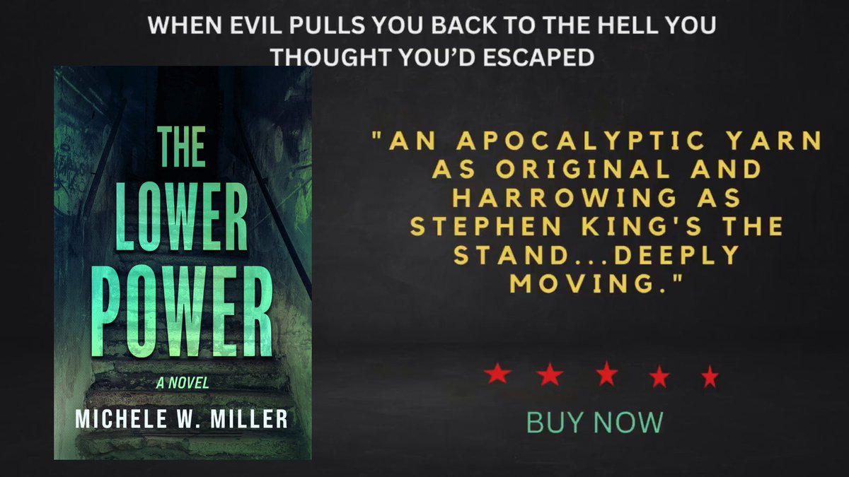 WHEN EVIL PULLS YOU BACK To THE HELL YOU THOUGHT YOU'D ESCAPED

4.6💥average review for 'THE LOWER POWER.' 

Here: api.ripl.com/s/sh0tgb #crime #suspense #thriller 

#supernaturalsuspense #horror #NYC #HorrorCommunity #paranormalthriller #BookTwiter #SnowDay #90snostalgia