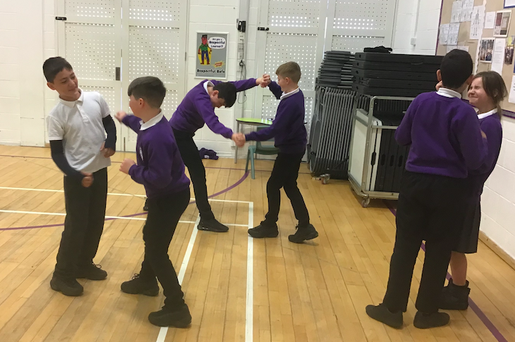 NCPS_Year6's tweet photo. Y6 participated in a Romeo and Juliet drama workshop this morning; everyone was engaged and enjoyed the session! Well done USA/Morocco class! @altrudrama https://t.co/OiD3CbSlbe