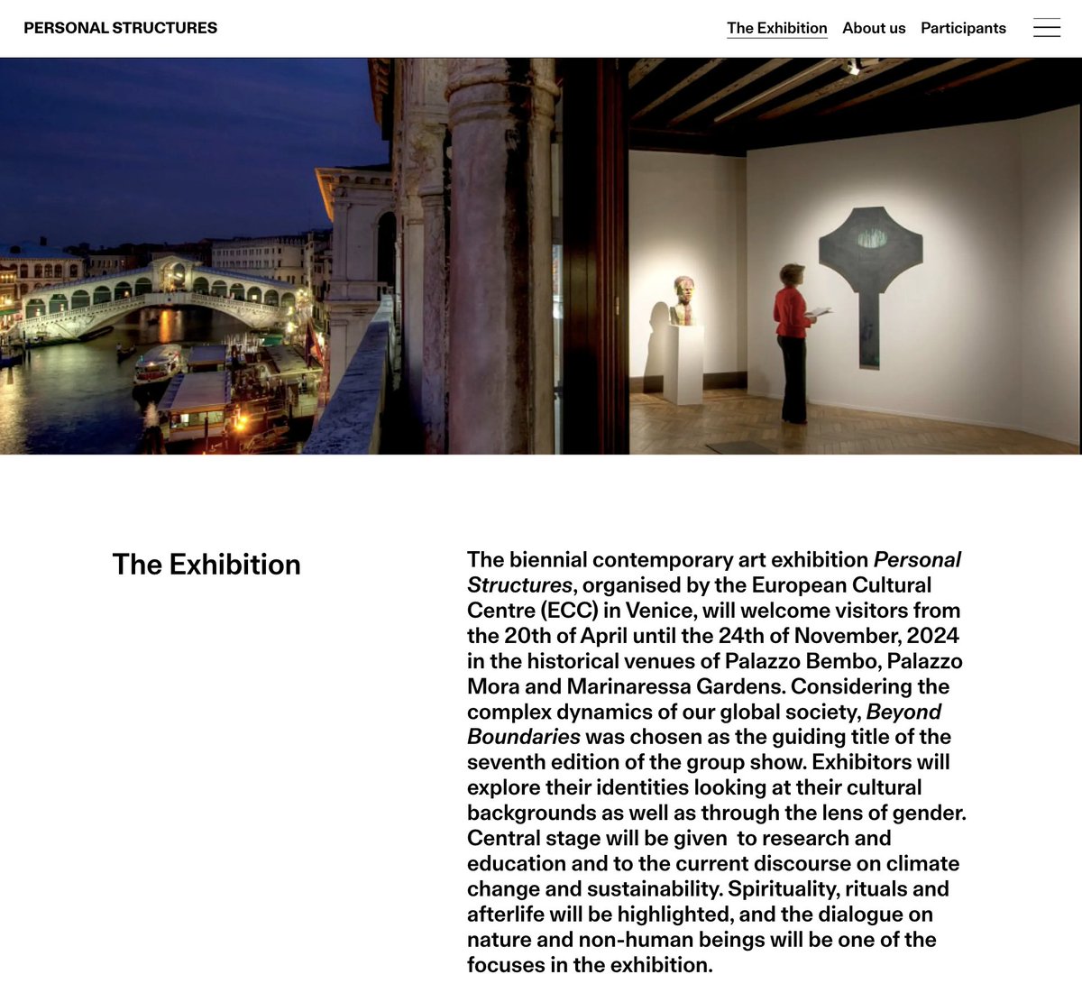 Soul fish will be showcasing in Palazzo Bembo, 1F C03 during the Venice Biennale exhibition. personalstructures.com/the-exhibition/