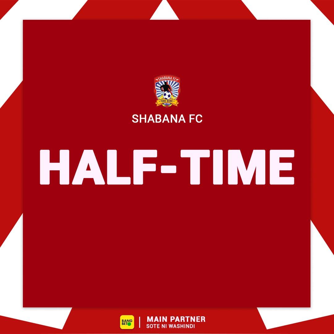 Half Time Muhoroni youth 1 - 0 Shabana FC More work after the break.