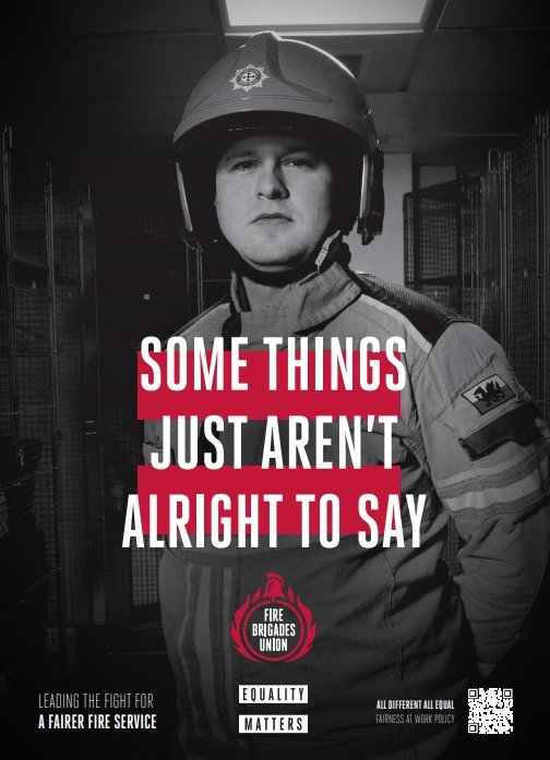 Discrimination, harassment and bullying have no place in our service. Equality matters. Check out the campaign here: fbu.org.uk/campaigns/equa…