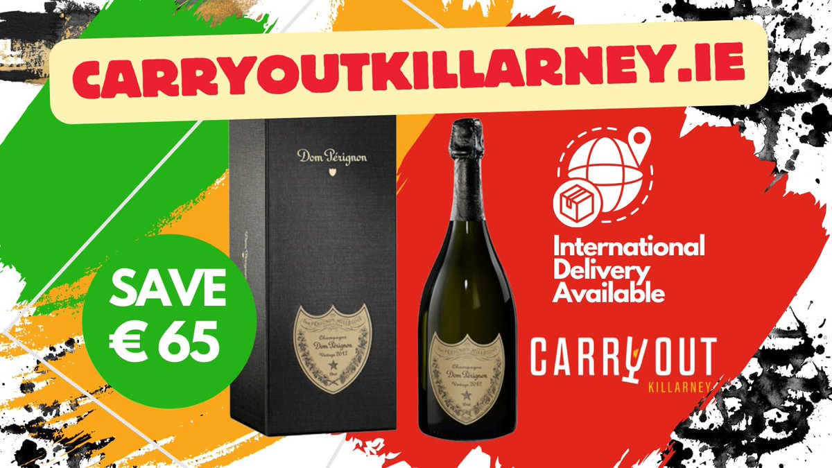 We have have a great offer at the moment on Dom Perignon save €65 on the 2012 vintage.