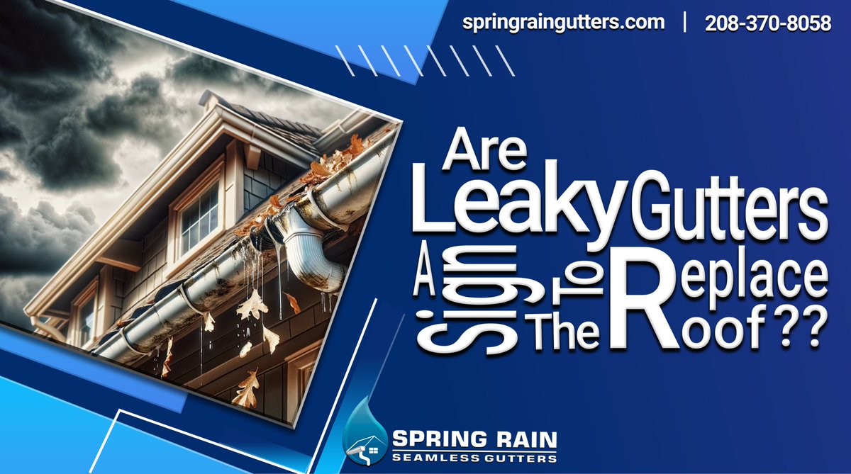SpringGutters's tweet image. 🌧️ Noticed leaky gutters with the recent rains? It might signal a bigger roof issue! Don’t wait—contact Spring Rain Gutters for a check-up.
🕘 Mon-Fri 9-6
📞 208-370-8058
🌐 bit.ly/3qPdrpr
