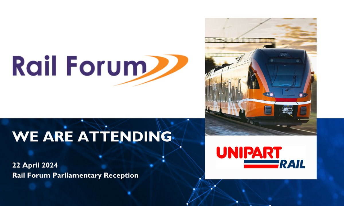 Unipart Rail is delighted to be attending the Rail Forum Parliamentary Reception on Monday 22 April at the House of Commons. We look forward to meeting with our industry colleagues and MPs at the event. #RFevent #networking