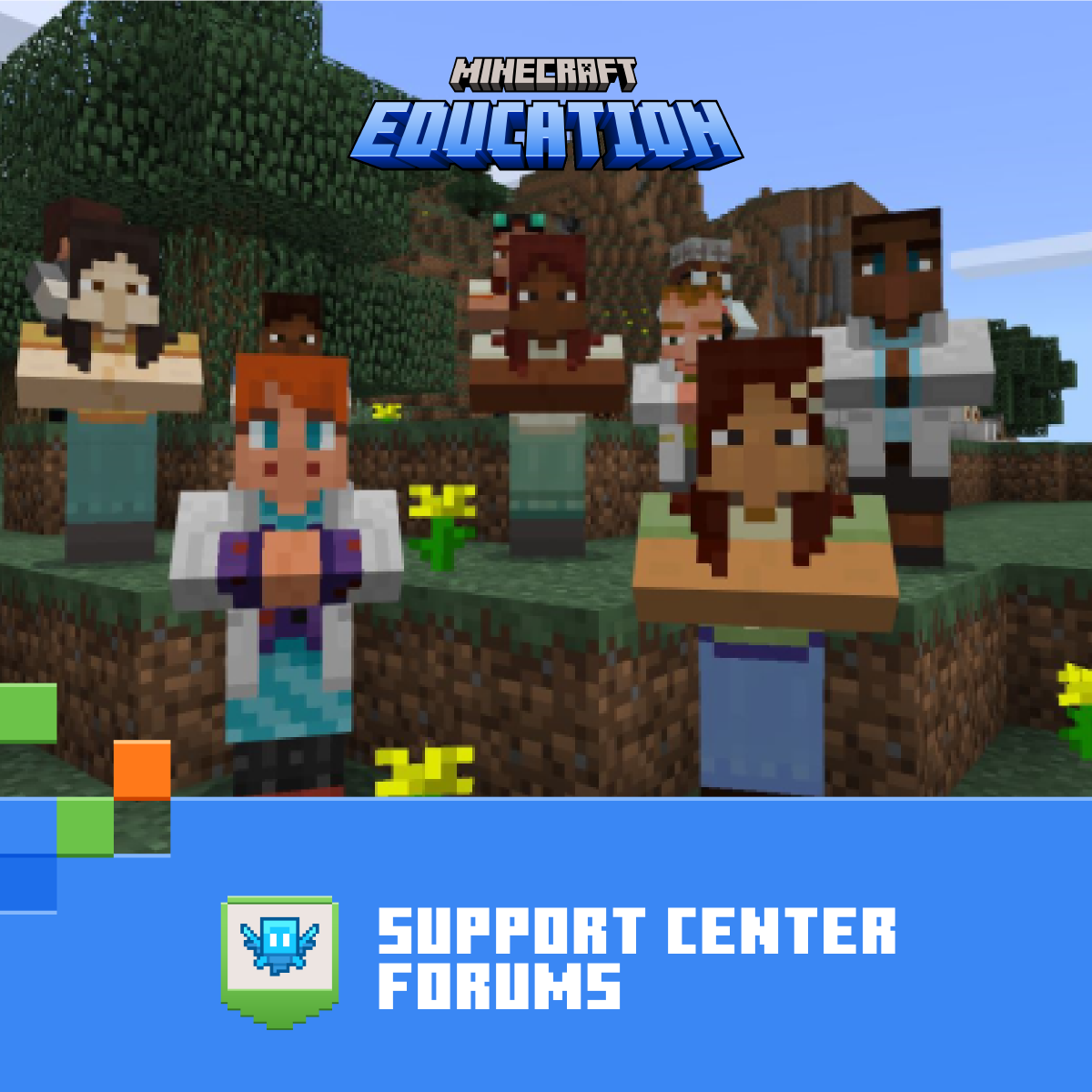 🤔 Got an idea for improving Minecraft Education? 🆘 Looking for Tech Support? 🐞 Found a bug we can fix? 👋🏽 Just want to say hi? Visit the #MinecraftEdu Support Forums and connect directly with our support team! msft.it/6016cQtGA