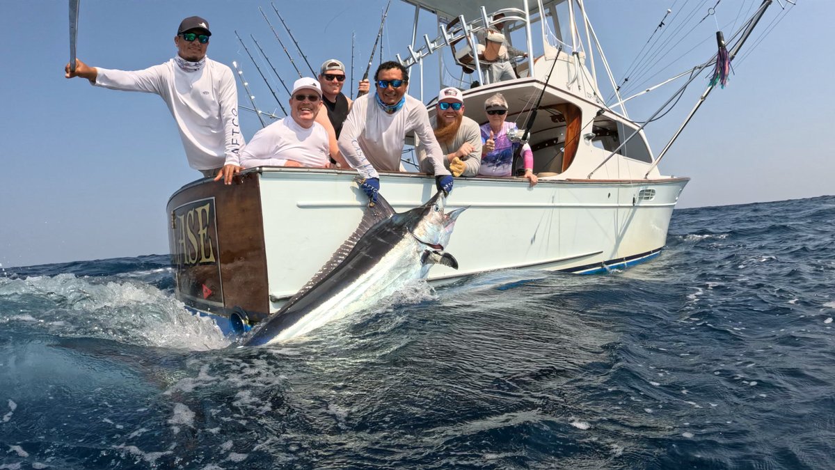CasaViejaLodge's tweet photo. We appreciate a good Magical (striped) Marlin Moment around here👏
•
#casaviejalodge #guatemala #fishinglodge #sailfishlodge #stripedmarlin #marlin #billfishing #billfish #offshorefishing #offshore https://t.co/XWDE2Ec4sM