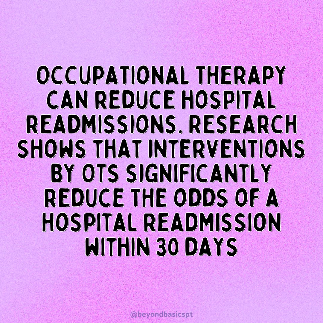 OTs help people of all ages to overcome physical and #mentalhealth challenges. They enable children with disabilities to participate fully in school, assist injured individuals to regain skills, and provide support for older adults experiencing physical or cognitive changes👩‍⚕️👨‍⚕️