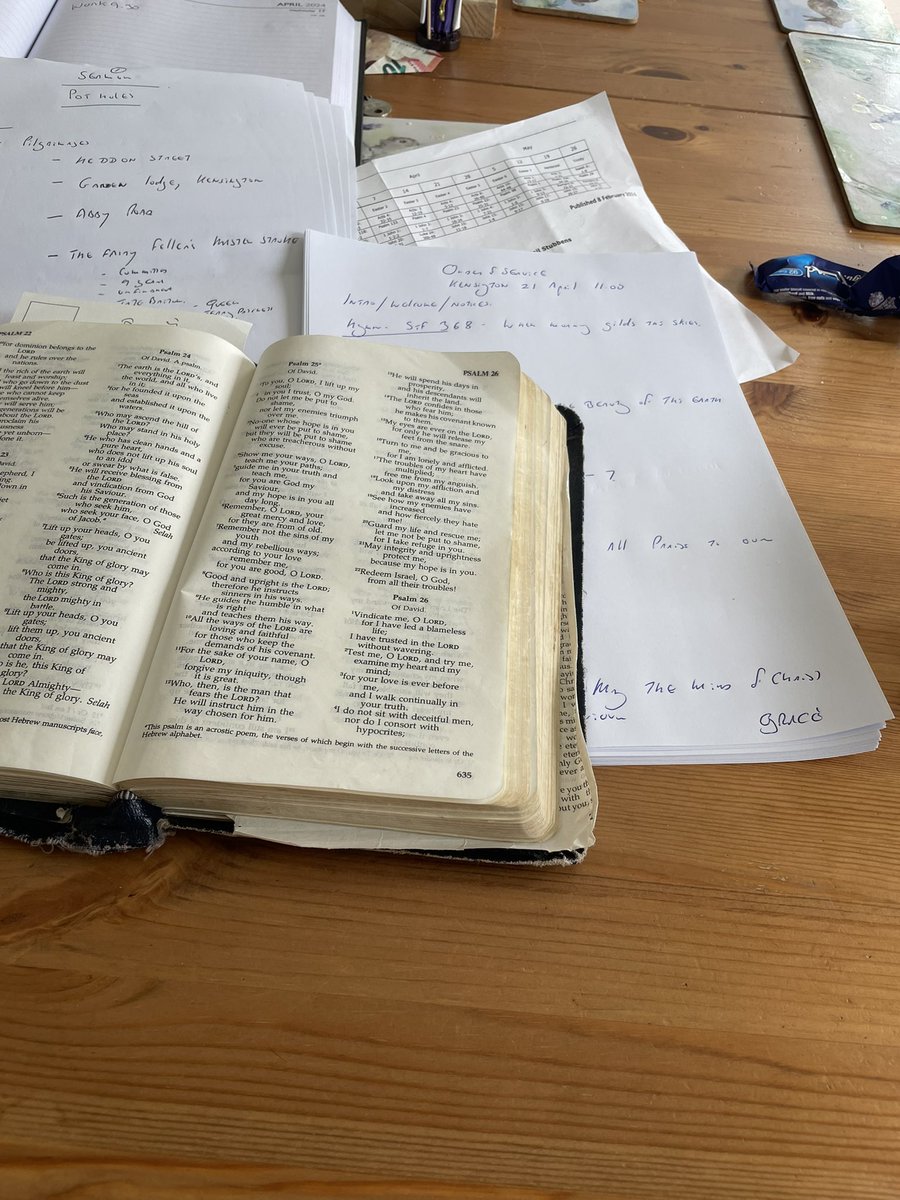Daveconway123's tweet photo. Service Prep
Did I mention I have 6 services in 7 Sundays?
#BusyDave https://t.co/9YcOhvPJjy