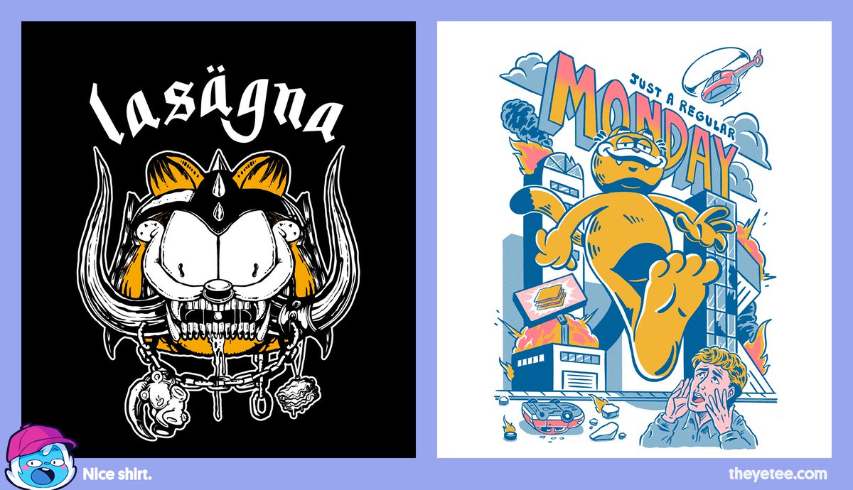 Today’s #dailytees are the biggest and firstest day of the week! theyetee.com