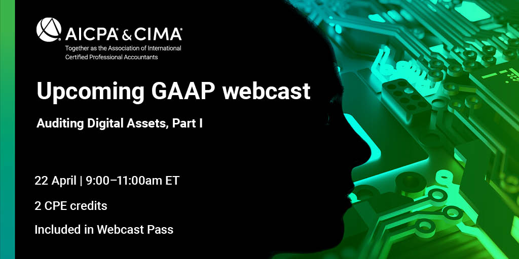 Learn specific considerations for auditing digital assets, including client acceptance and continuance, risk assessment processes and controls. Worth two CPE credits, this webcast will give you valuable insights and skills to stay ahead of the curve! bit.ly/3Ij8U7s